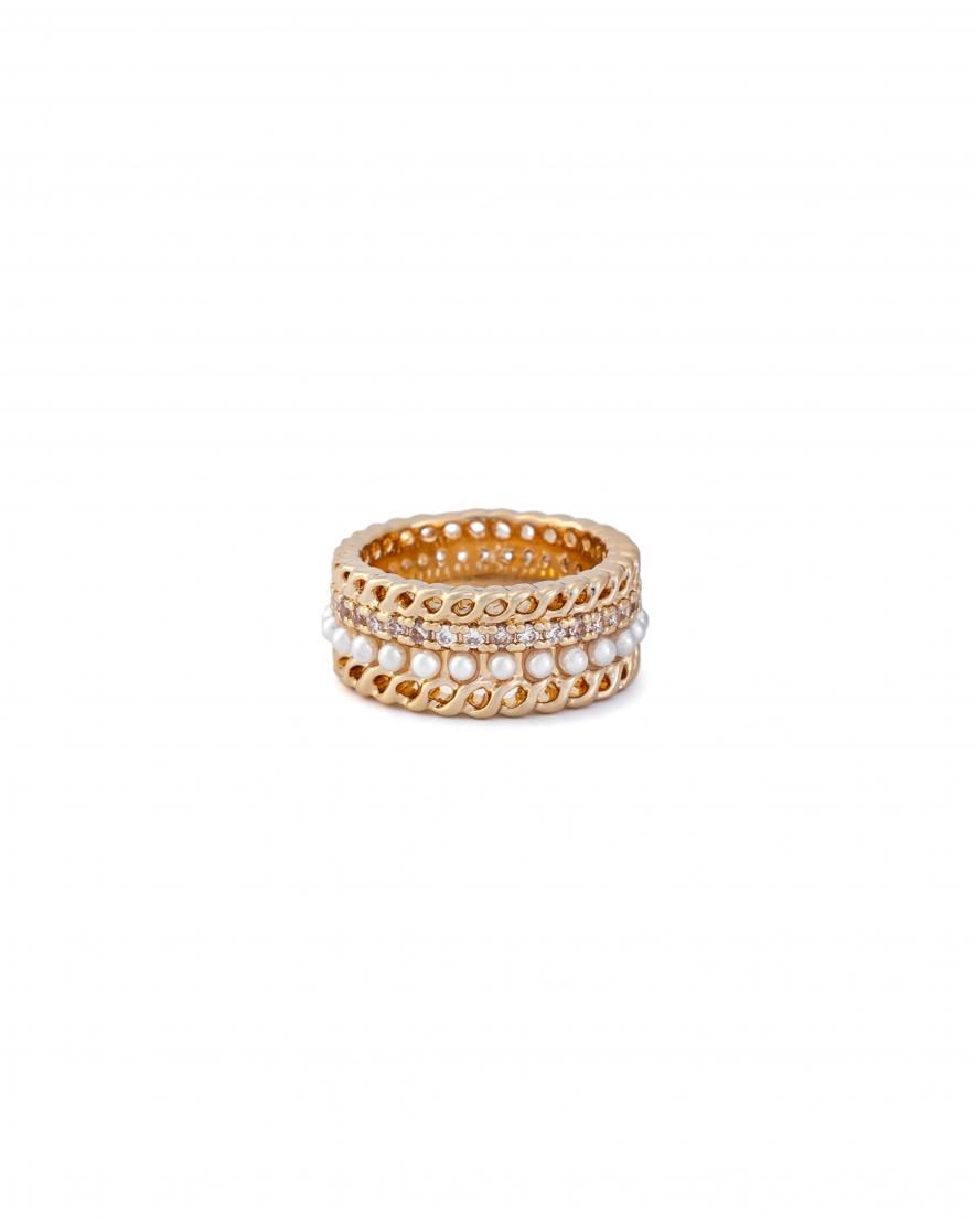 Bijoux Pearl Chain Ring | おしゃれな指輪 - LOHME ONLINE STORE