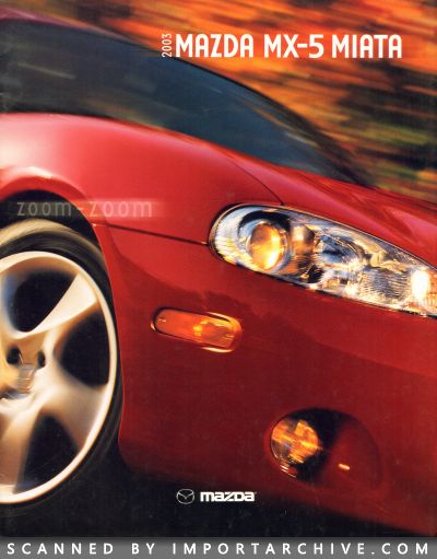 2003 Mazda Miata Brochure - ImportArchive