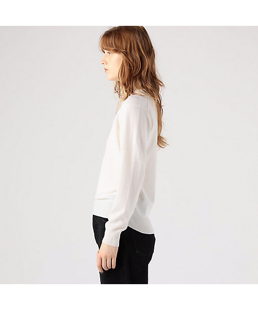 スコットランドカシミヤ Vネックニット | GALERIE VIE (Women