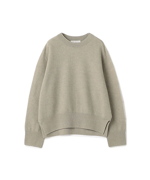 カシミヤコットン クルーネックプルオーバー | GALERIE VIE (Women