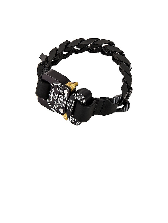 Moncler Genius Moncler Alyx Metal Buckle Bracelet in Gunmetal | FWRD