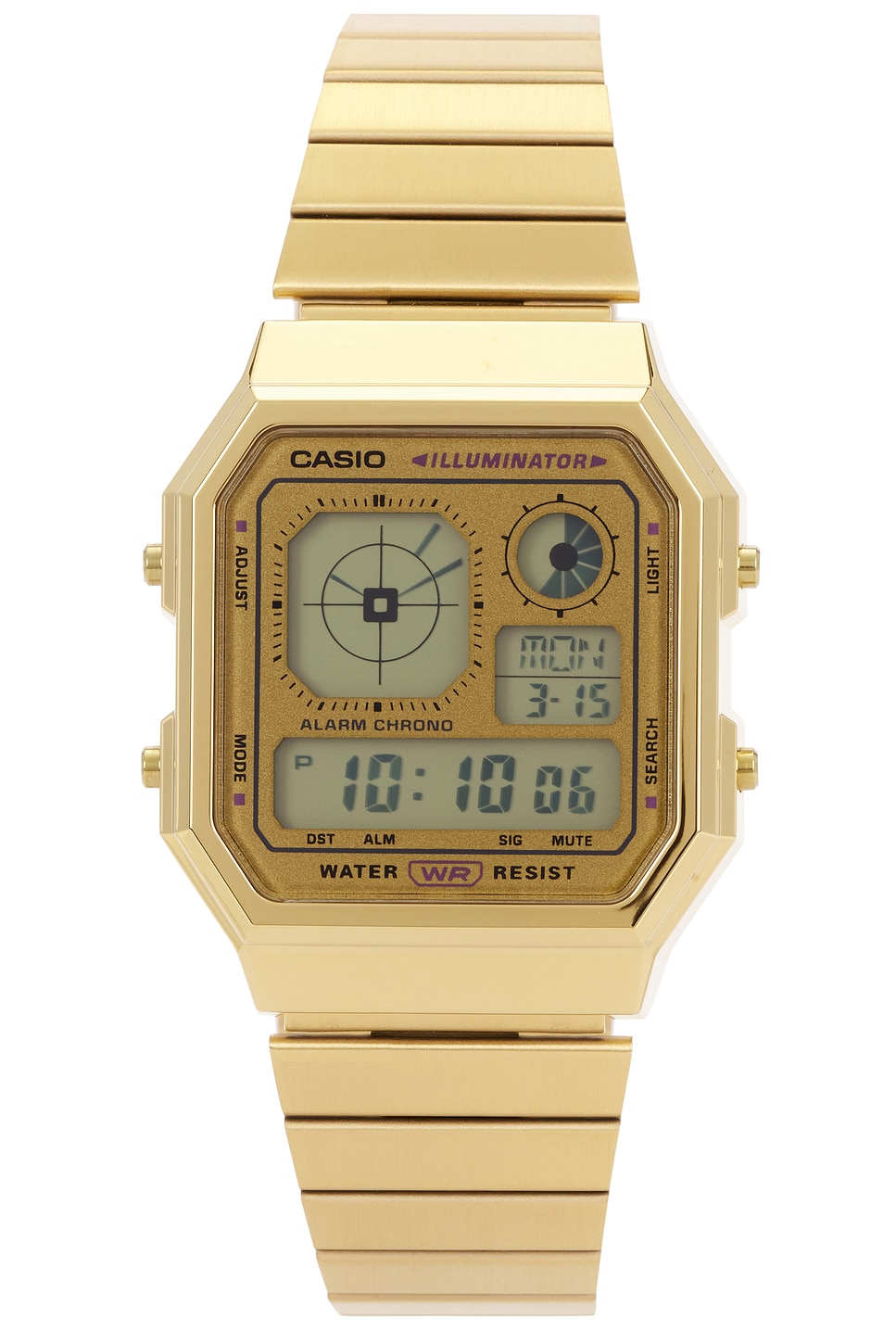 Casio A130 Series Watch in METAL GOLD | REVOLVE