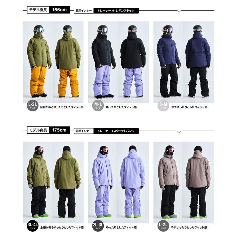 43DEGREES スノーボードウェア スキーウェア メンズ ビブ パンツ 単品
