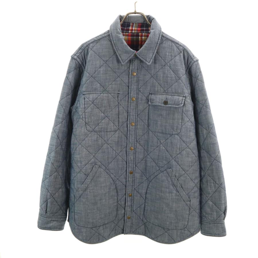 ランズエンド（LANDS' END） リバーシブル キルティングジャケット XL
