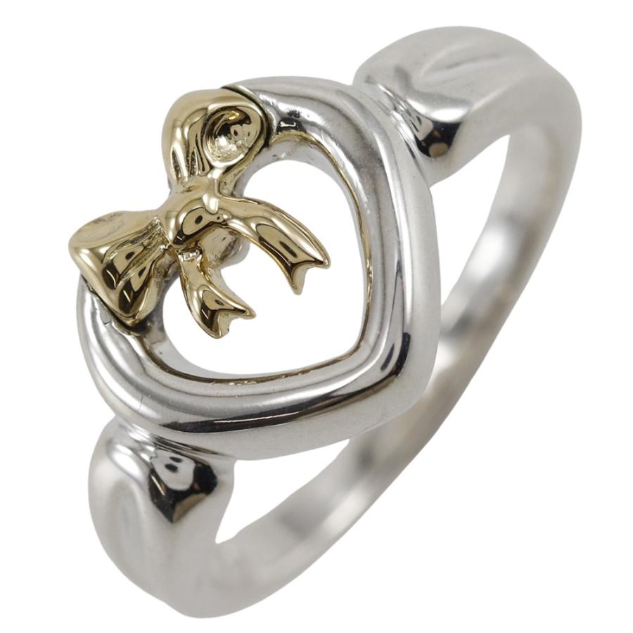 TIFFANY&Co.（ティファニー） ハートリボン リング・指輪 シルバー925