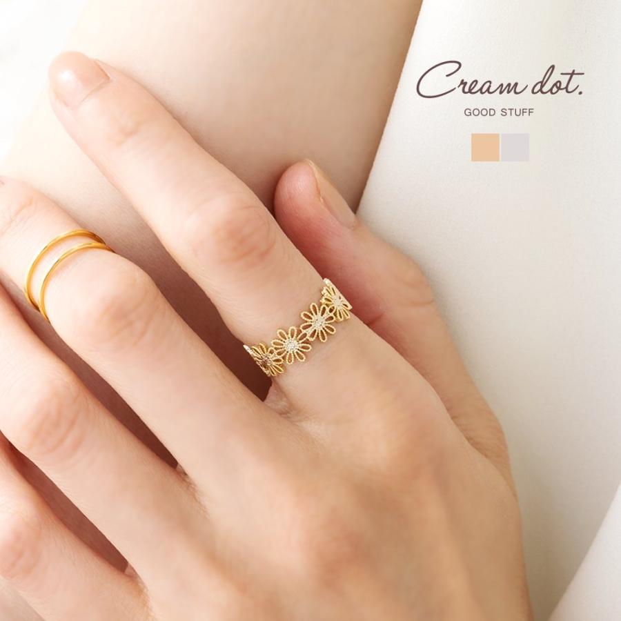 Cream dot.（クリームドット） リング 指輪 レディース 透かしデザイン