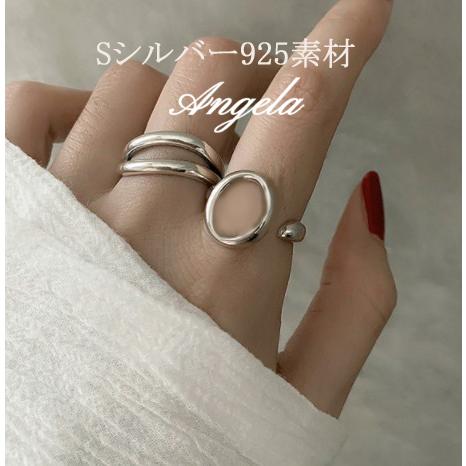 指輪 レディース リング シルバー925 メタル 金属 サークル