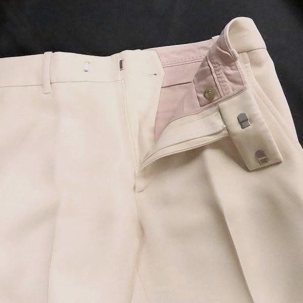 anc グッチ GUCCI パンツスーツ 38 アイボリー 黒 ツーピース