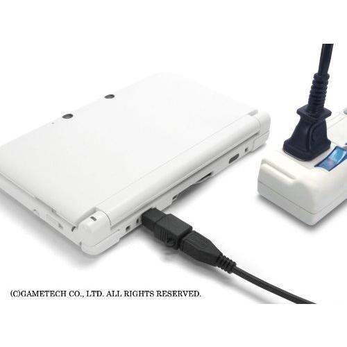 New3DSLL/New3DS/3DSLL/3DS/New2DSLL/2DS用ACプラグ変換コンバータ