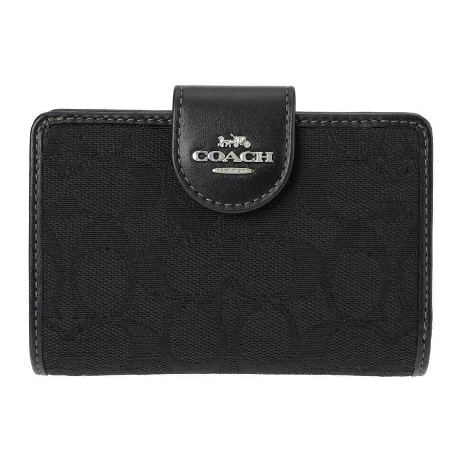 COACH（コーチ） 並行輸入 2つ折り財布 シグネチャー ジャカード CU402