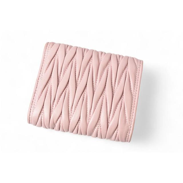 miu miu（ミュウミュウ） 財布/三つ折り 折財布 5MH033 MATELASSE