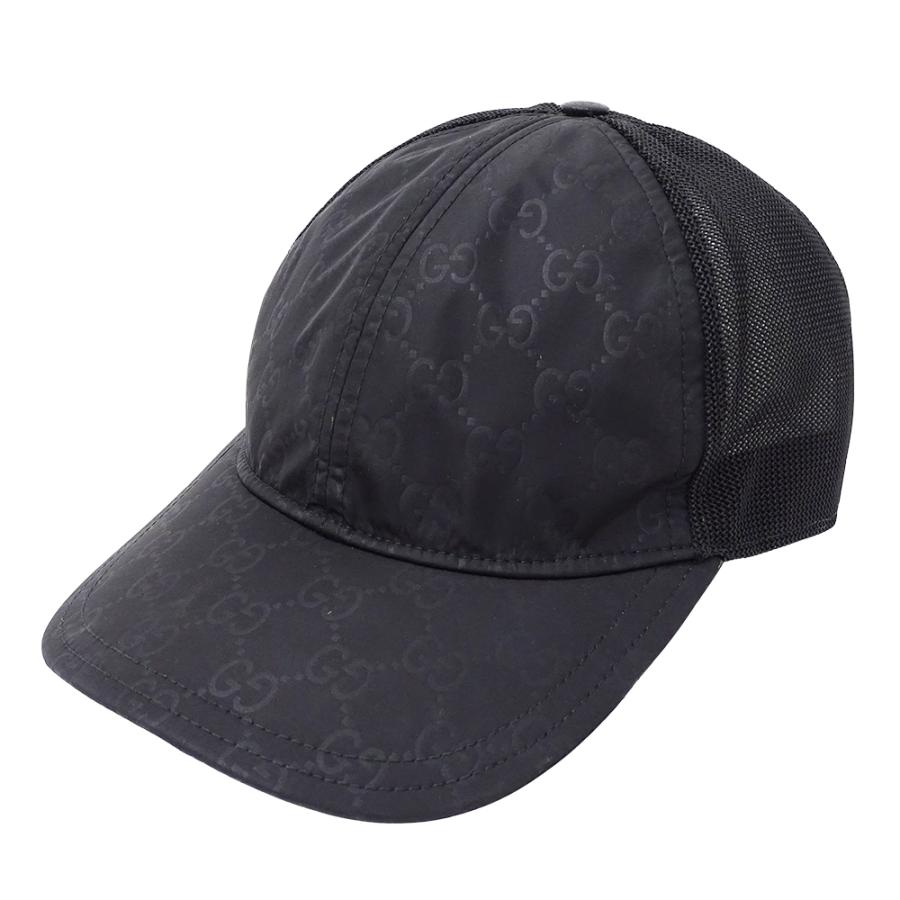 GUCCI（グッチ） キャップ メンズ ブランド GGナイロン ブラック