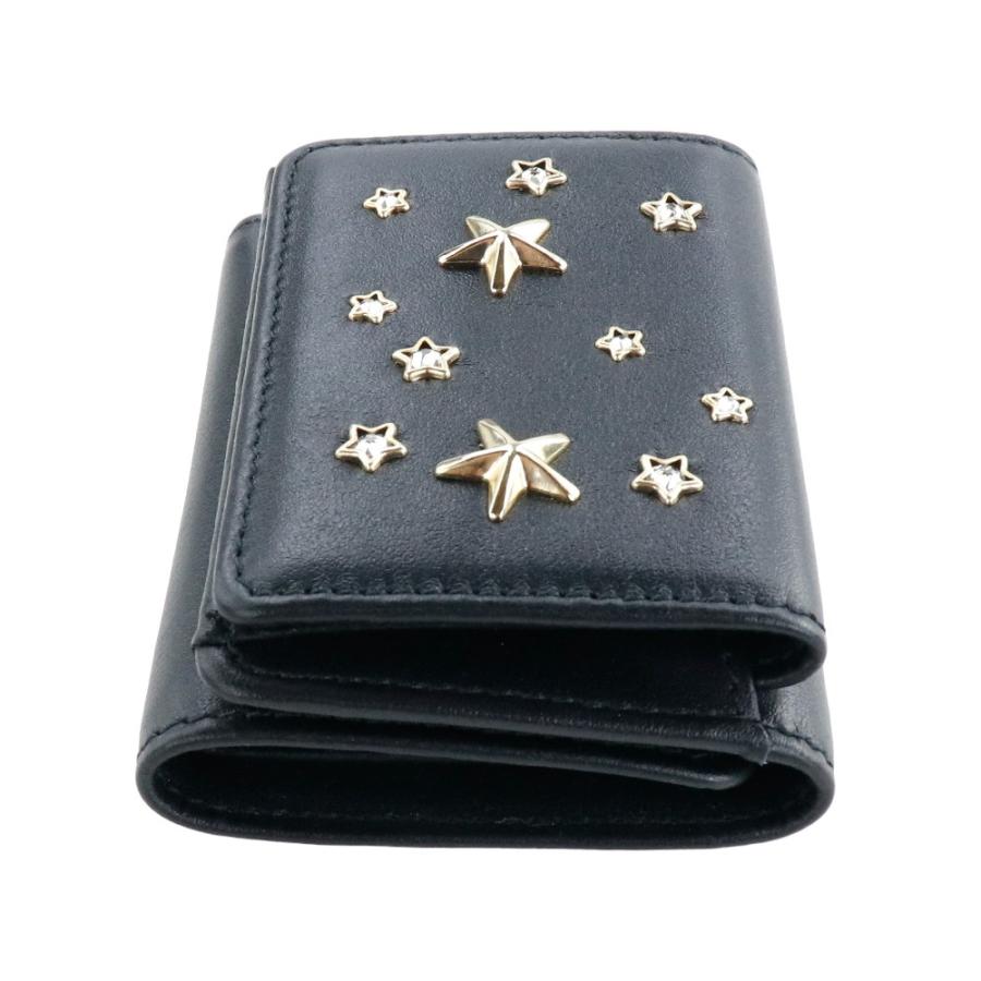 JIMMY CHOO（ジミーチュウ） 財布 三つ折り Jimmy Choo NEMO CZN BLACK