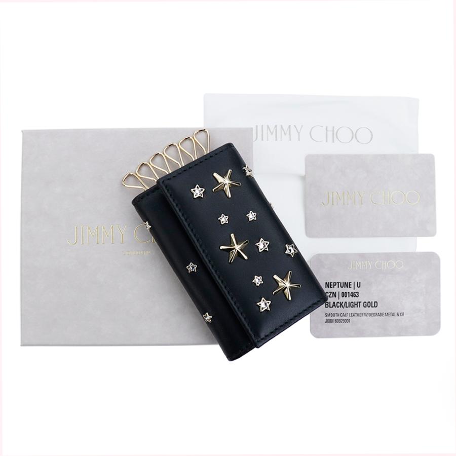 JIMMY CHOO（ジミーチュウ） キーケース ネプチューン ブラック