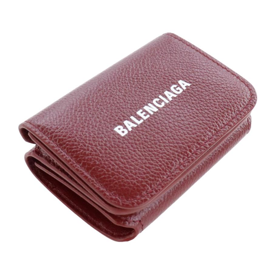 BALENCIAGA（バレンシアガ） 財布 三つ折り ブリックレッド 593813