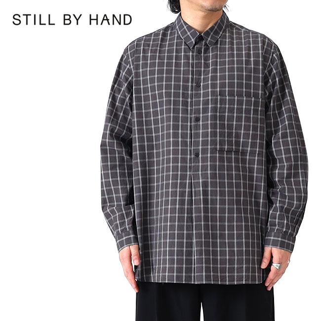 SALE] STILL BY HAND スティルバイハンド プルオーバー チェックシャツ