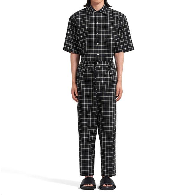 TIME SALE] MARNI マルニ チェック柄 キャロットカット スラックス