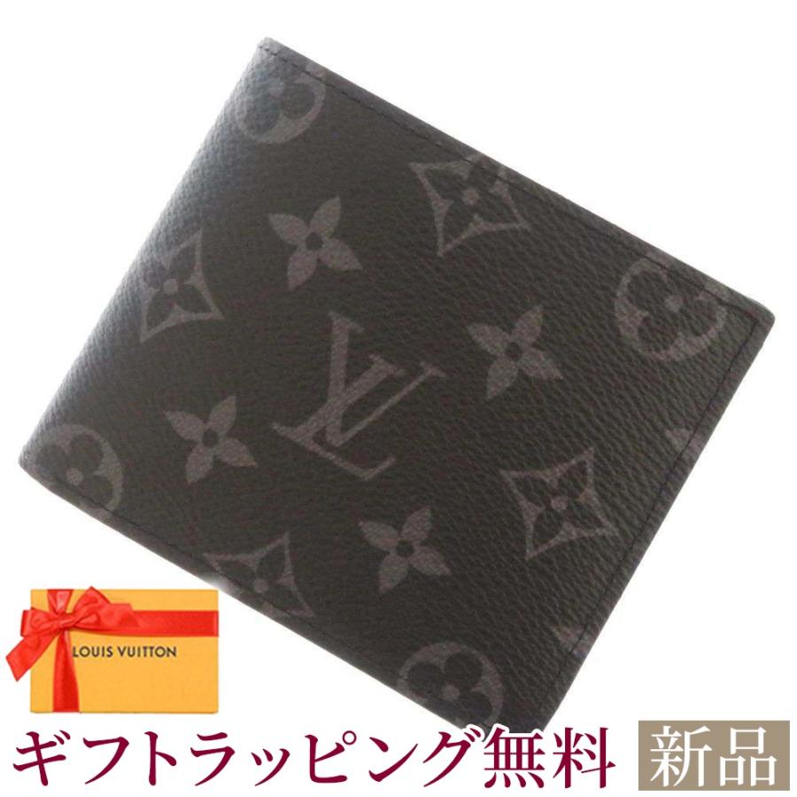 新品 ルイヴィトン 財布 モノグラム エクリプス ポルトフォイユ
