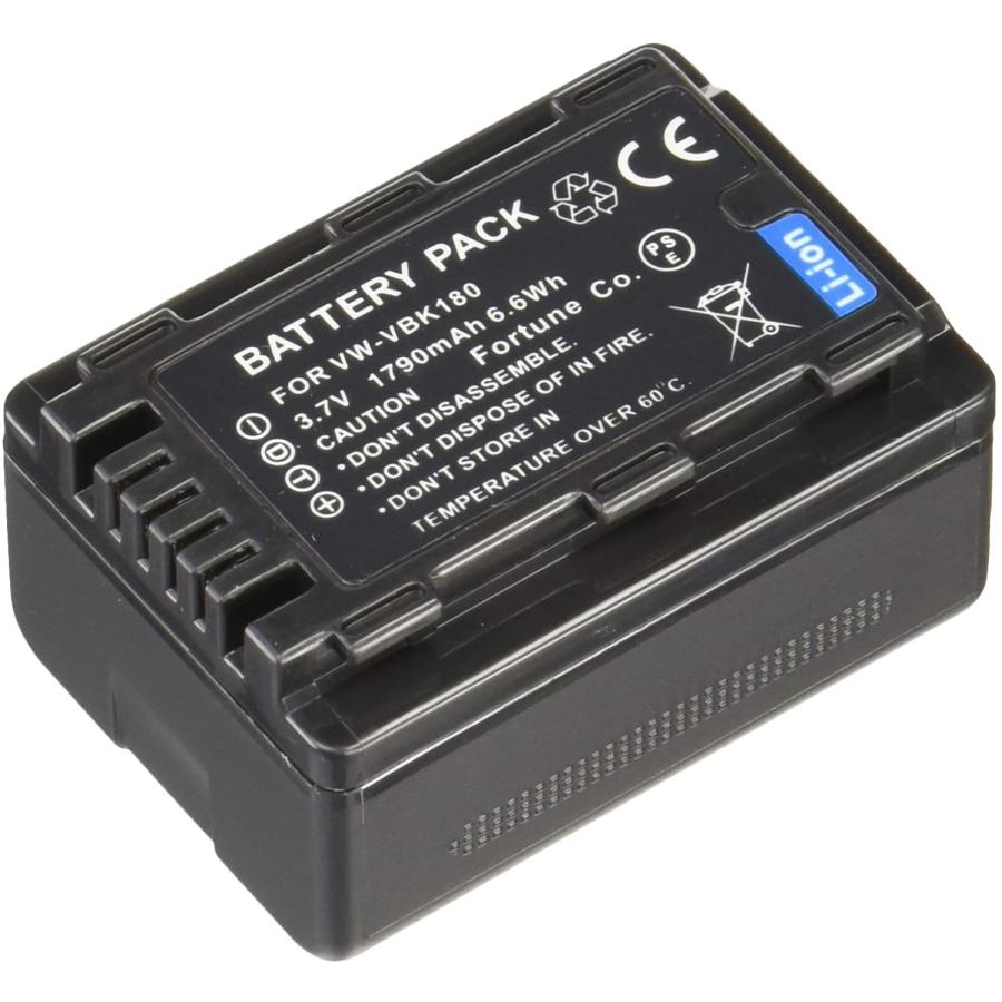 Panasonic パナソニック VW-VBK180-K 互換バッテリー VW-VBK180 HC