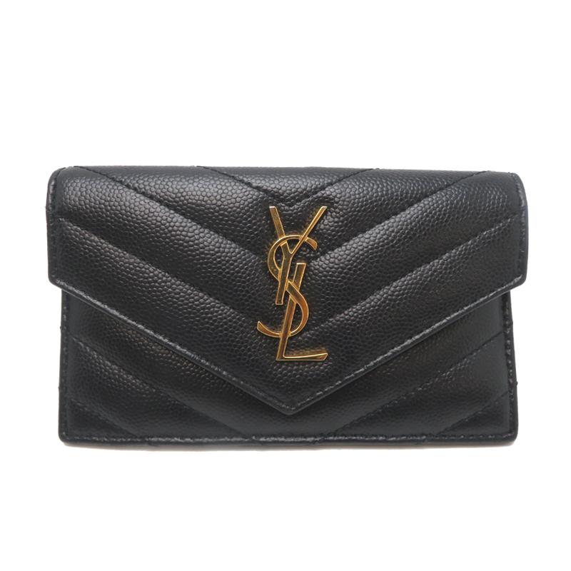 銀座店］SAINT LAURENT サンローラン カサンドラコインカードケース