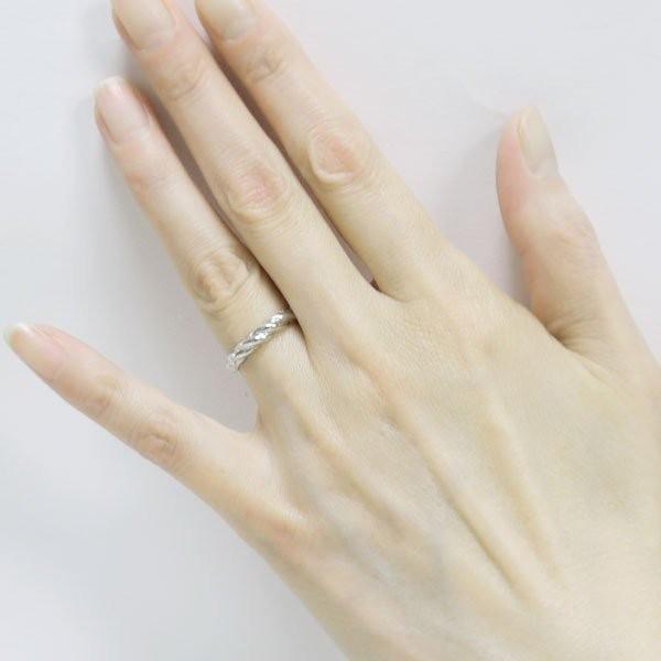 リング プラチナ900 ツイスト 縄模様 地金 結婚指輪 Pt900 プレゼント