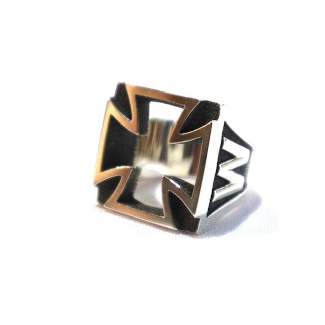 WEIRDO（ウィアード） サイズ23,25,27号 CROSS RING SILVER925