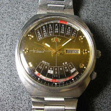 ORIENT（オリエント） アンティーク腕時計万年カレンダー : 古時計の館