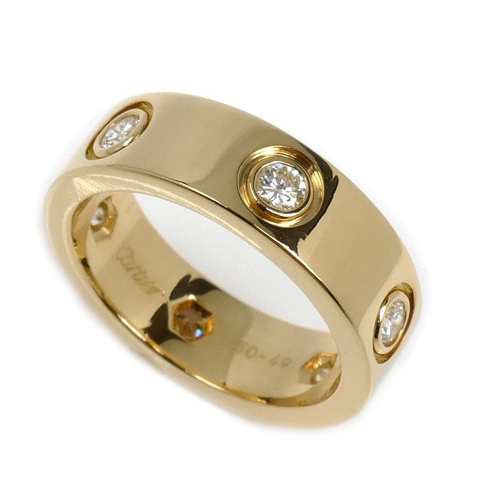 Cartier（カルティエ） K18YG イエローゴールド ラブ フルダイヤ