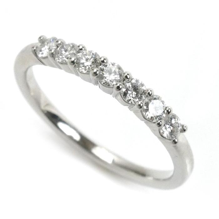 STAR JEWELRY スタージュエリー Pt950プラチナ 7Pダイヤ リング・指輪