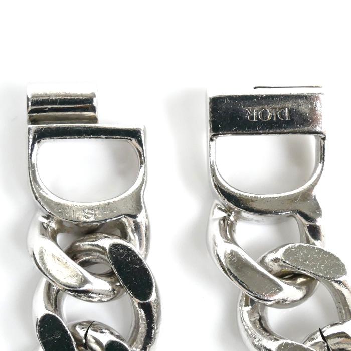 Christian Dior クリスチャンディオール 真鍮 CD Icon チェーンリンク