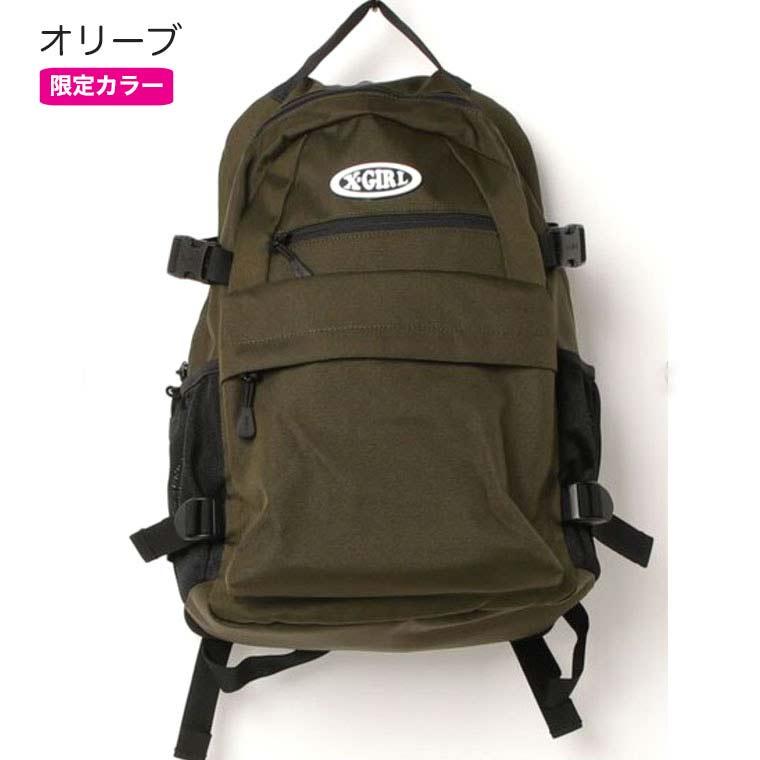 X-girl（エックスガール） リュック X-girl OVAL LOGO BACKPACK バック