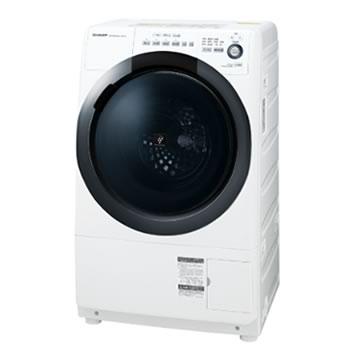 SHARP（シャープ） ES-S7D-WR 7.0kg ドラム式洗濯乾燥機 ホワイト系