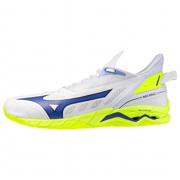 MIZUNO（ミズノ） ウエーブ ミラージュ 5 ホワイト×ブルー 【MIZUNO