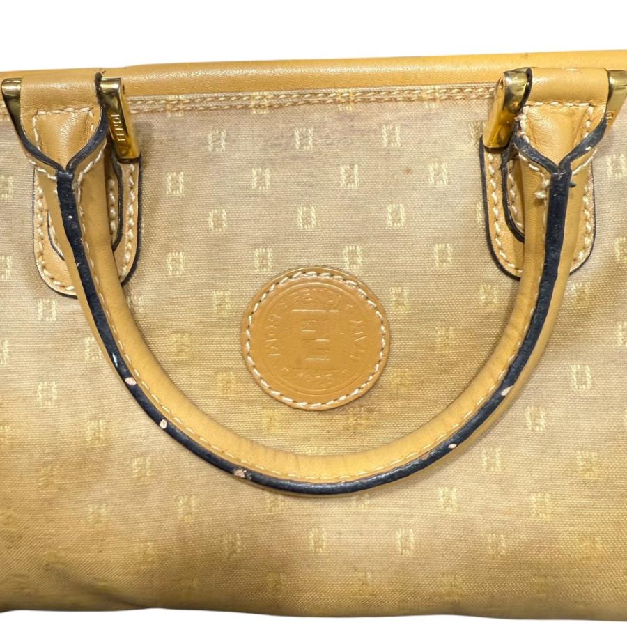 FENDI（フェンディ） 良品 ヴィンテージ ズッカ柄 ミニボストンバッグ