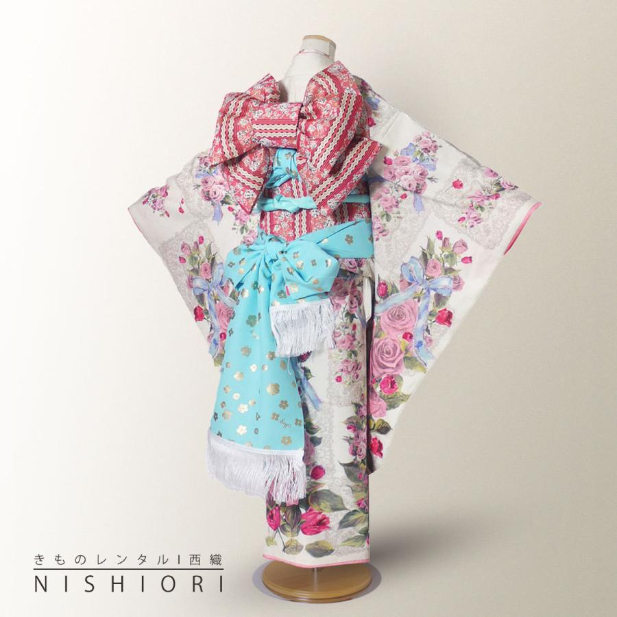 NISHIORI Mezzo Piano レンタル商品 7歳の七五三 女の子 四つ身 着物