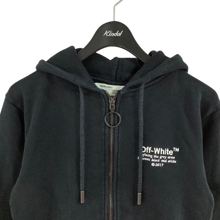 off white（オフホワイト） 【値下げ】OFFWHITE ジップアップパーカー