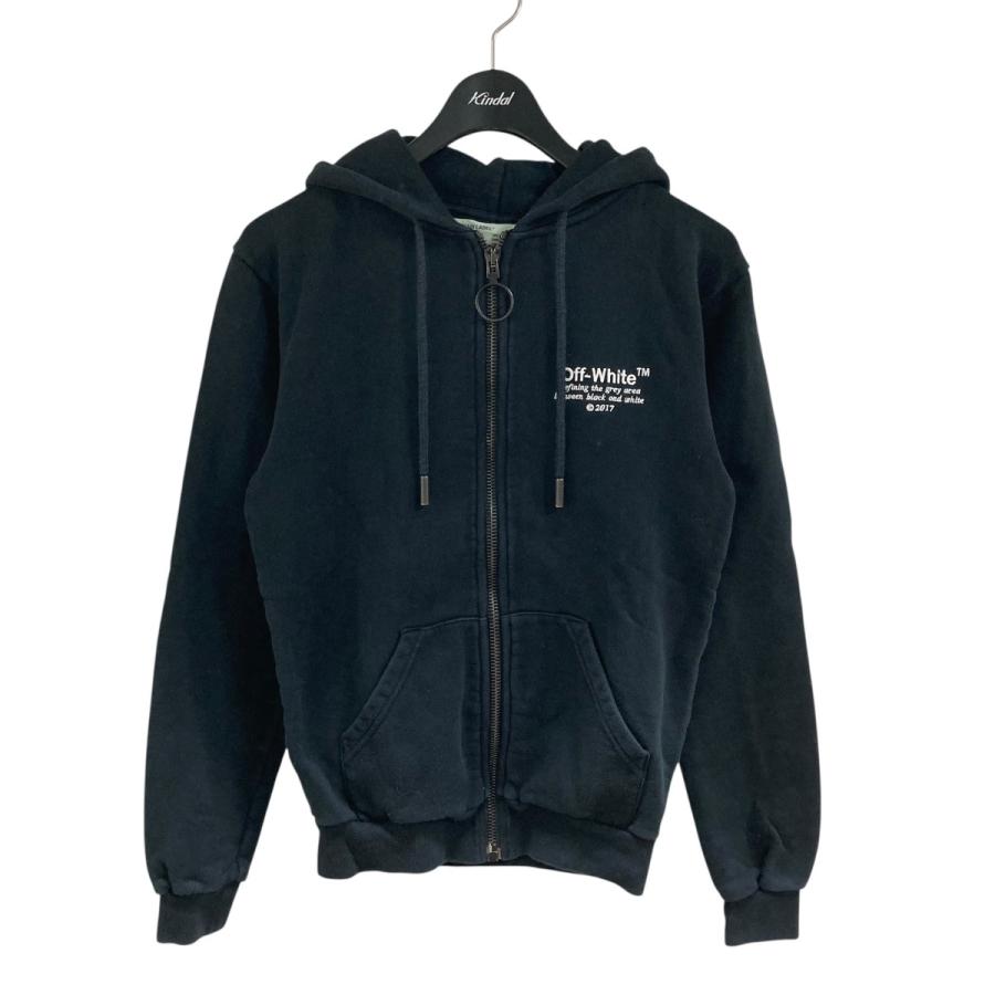 off white（オフホワイト） 【値下げ】OFFWHITE ジップアップパーカー