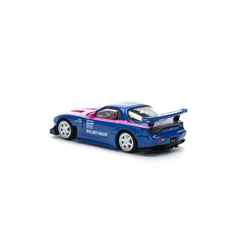 POP RACE 1/64 マツダ RX7 FD RE:雨宮 ブルー/ピンク : キッドボックス