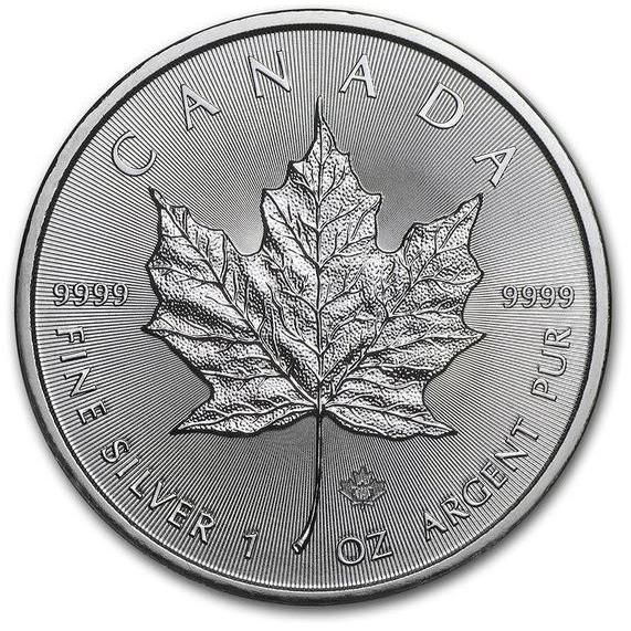 2025年】銀貨 メイプルリーフ銀貨 1oz クリアケース入り 1オンス