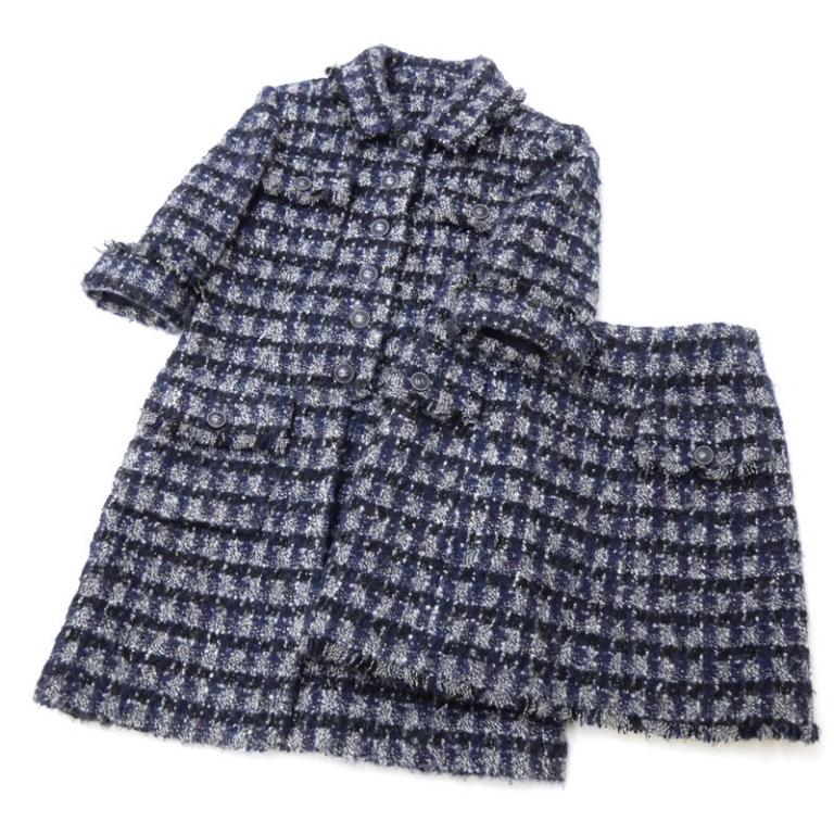 CHANEL（シャネル） ツイード セットアップ スカートスーツ ココボタン