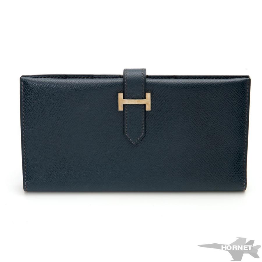 HERMES（エルメス） ベアン クラシック シルバー金具 二つ折り長財布