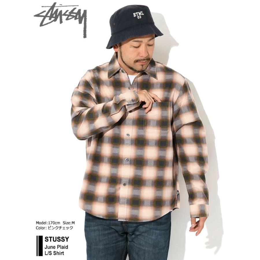 STUSSY（ステューシー） シャツ 長袖 メンズ June Plaid ( stussy