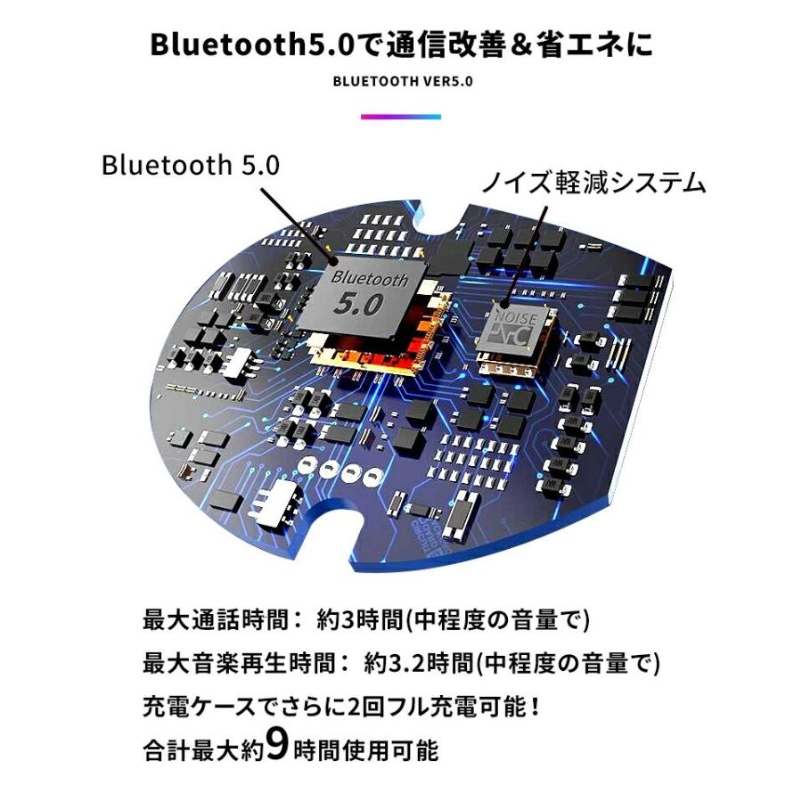 ワイヤレスイヤホン Bluetoothイヤホン Bluetooth XG13イヤホン