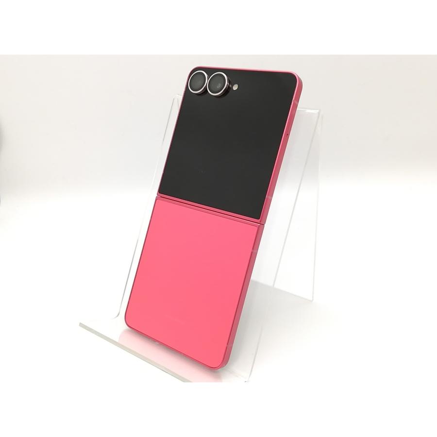 中古】SAMSUNG au 【SIMフリー】 Galaxy Z Flip7 コーラルレッド 12GB