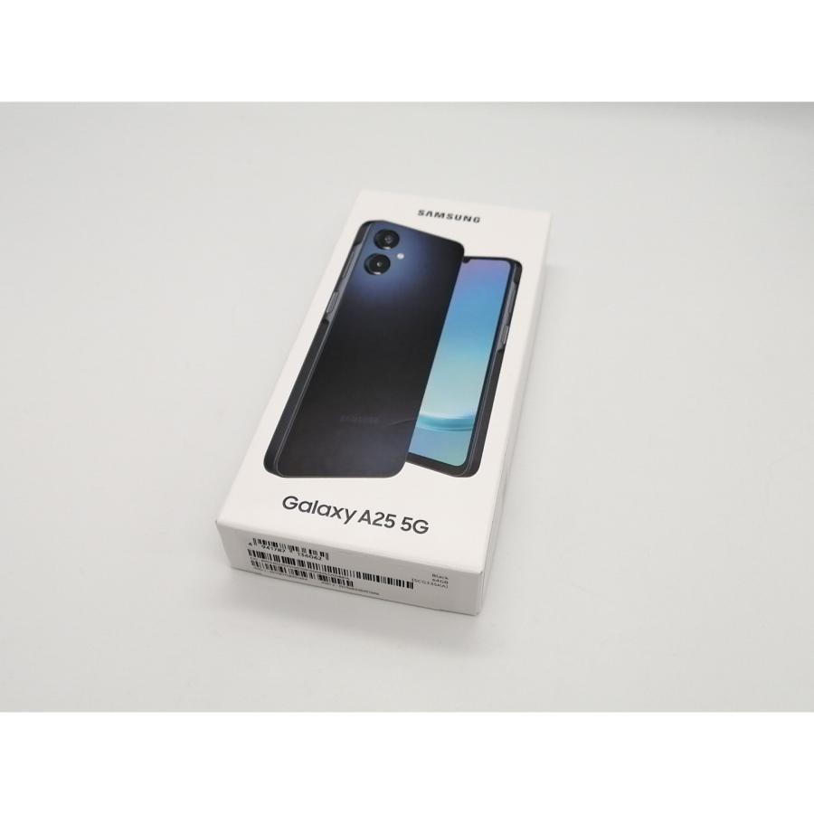 未使用】SAMSUNG au 【SIMフリー】 Galaxy A25 5G ブラック 4GB 64GB