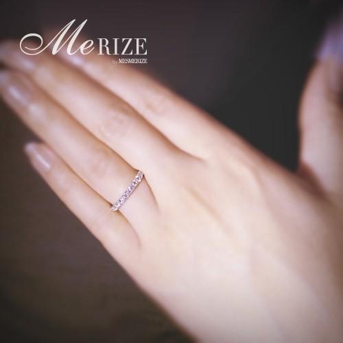 天然 ダイヤ 0.70ct ハーフ エタニティ リング K18 ゴールド各色