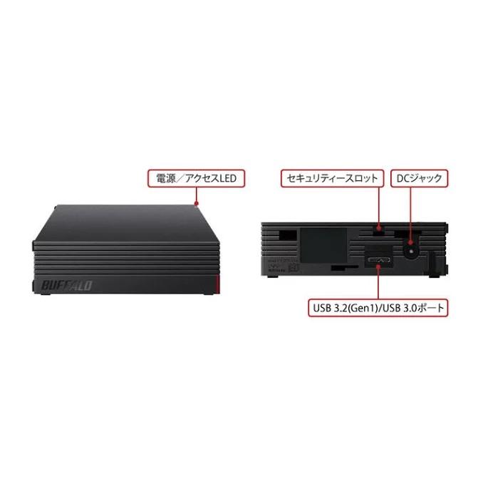 BUFFALO バッファロー 外付けHDD HD-EDS2U3-BE 容量:2TB リテール品