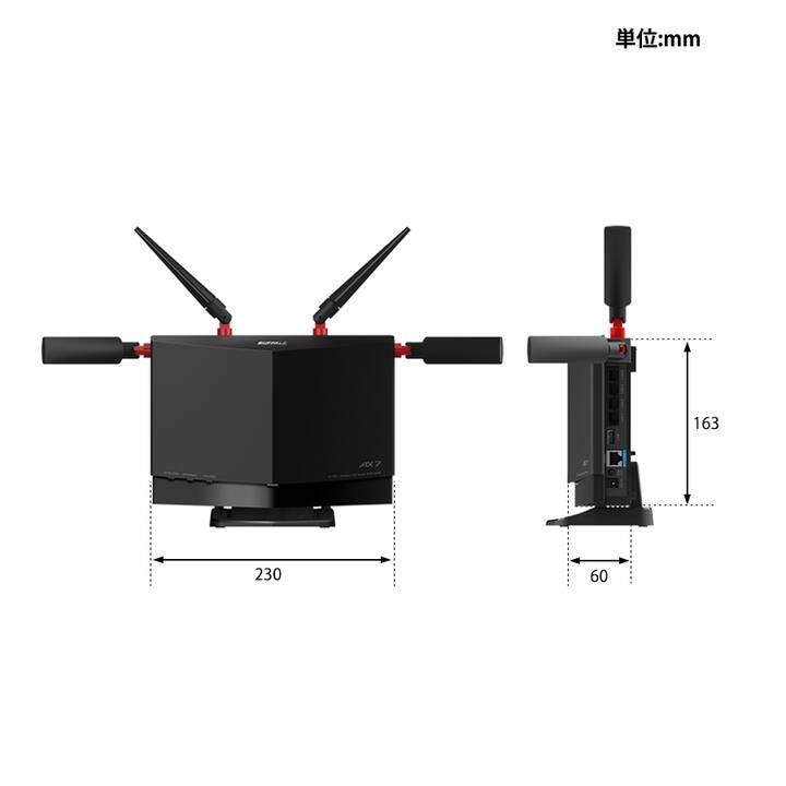 BUFFALO バッファロー 無線ルーターWXR-5700AX7P リテール品(正規製品