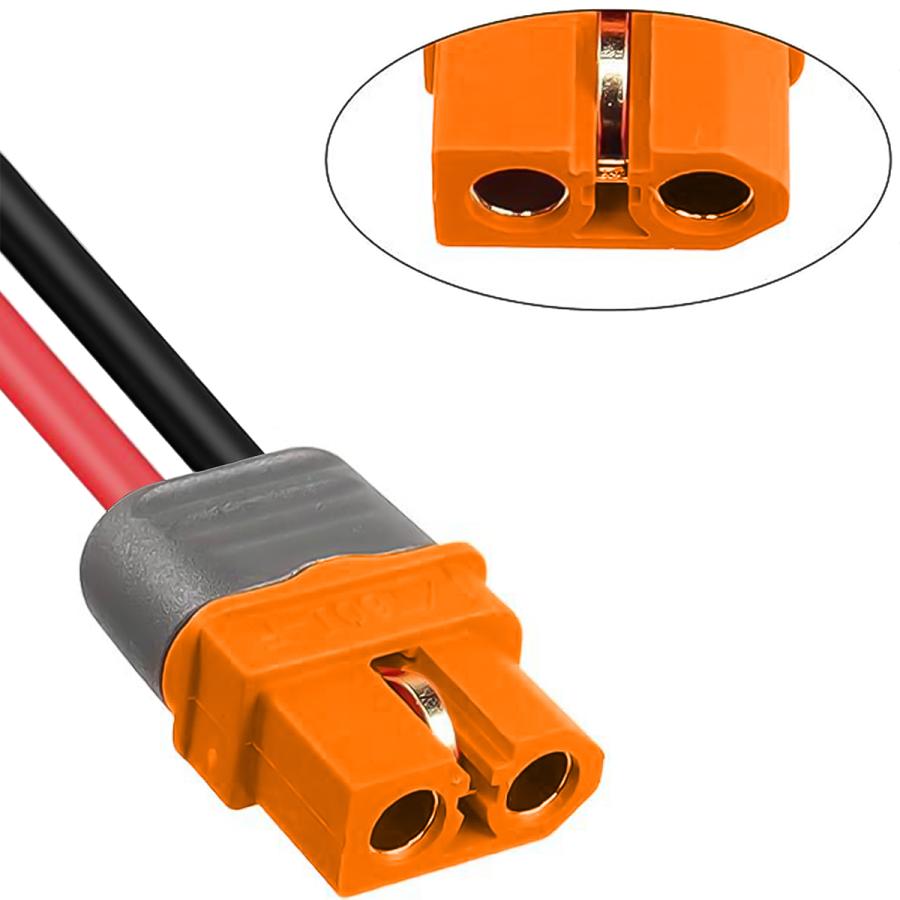 10m XT60i(XT60i-F)（XT60もOK） to MC4 変換延長ケーブル12AWG XT60