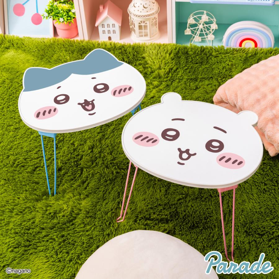 2種セット】ちいかわ ハチワレ おかお折りたたみミニテーブル1